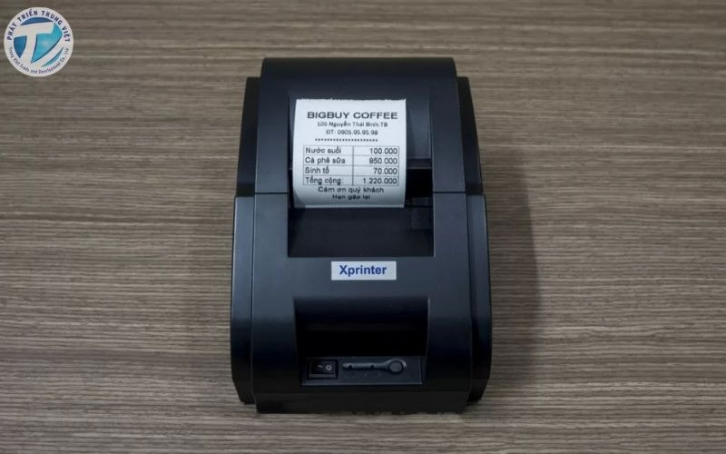 Máy in bill là thiết bị dùng để in ra các hóa đơn thanh toán cho khách hàng
